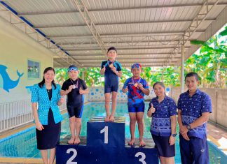 การแข่งขันว่ายน้ำระดับชั้นป.1-ป.3 (ปิดคอร์สเรียนว่ายน้ำภาคเรียนที่ 1/2566)